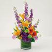Colorful contemporary fresh arrangement